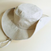 Natural Linen Sun Hat