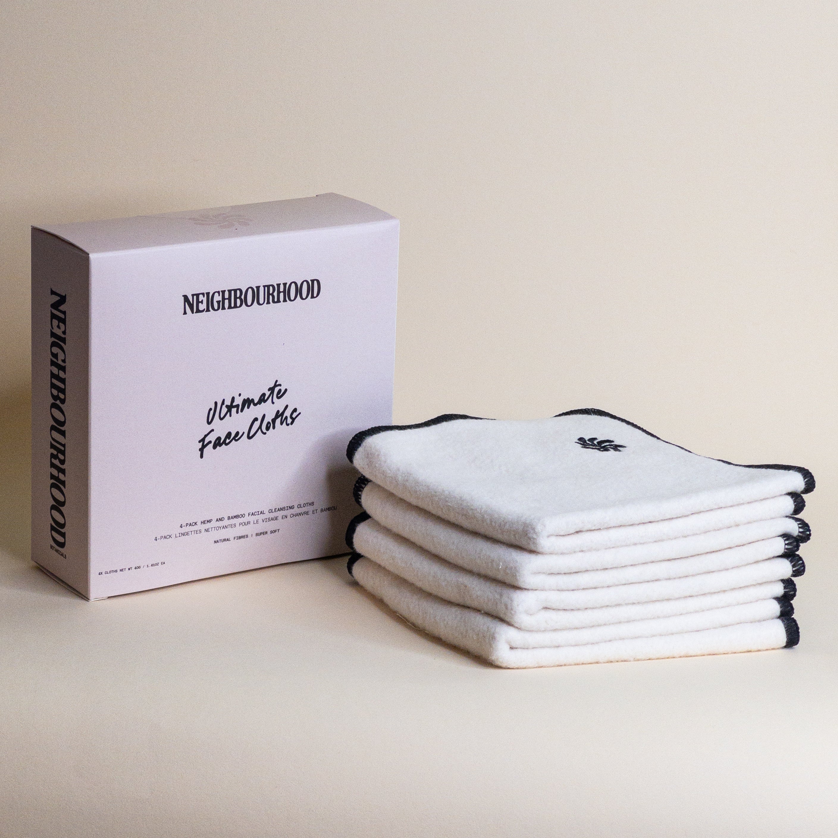 4-Pack Hemp & Bamboo Ultimate Cleansing Cloths