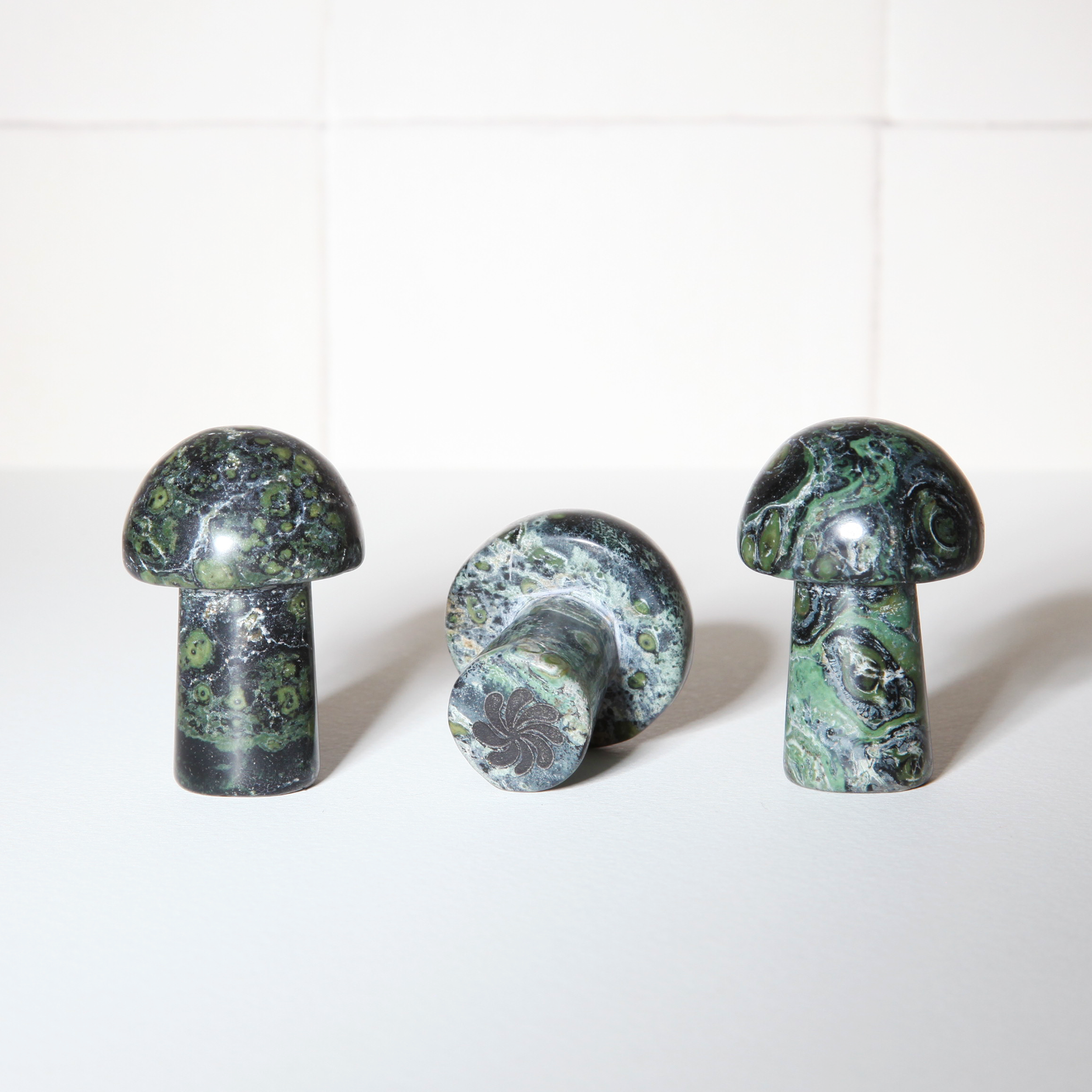 Gua Sha Shroom Massage Tool - Kambaba Jasper