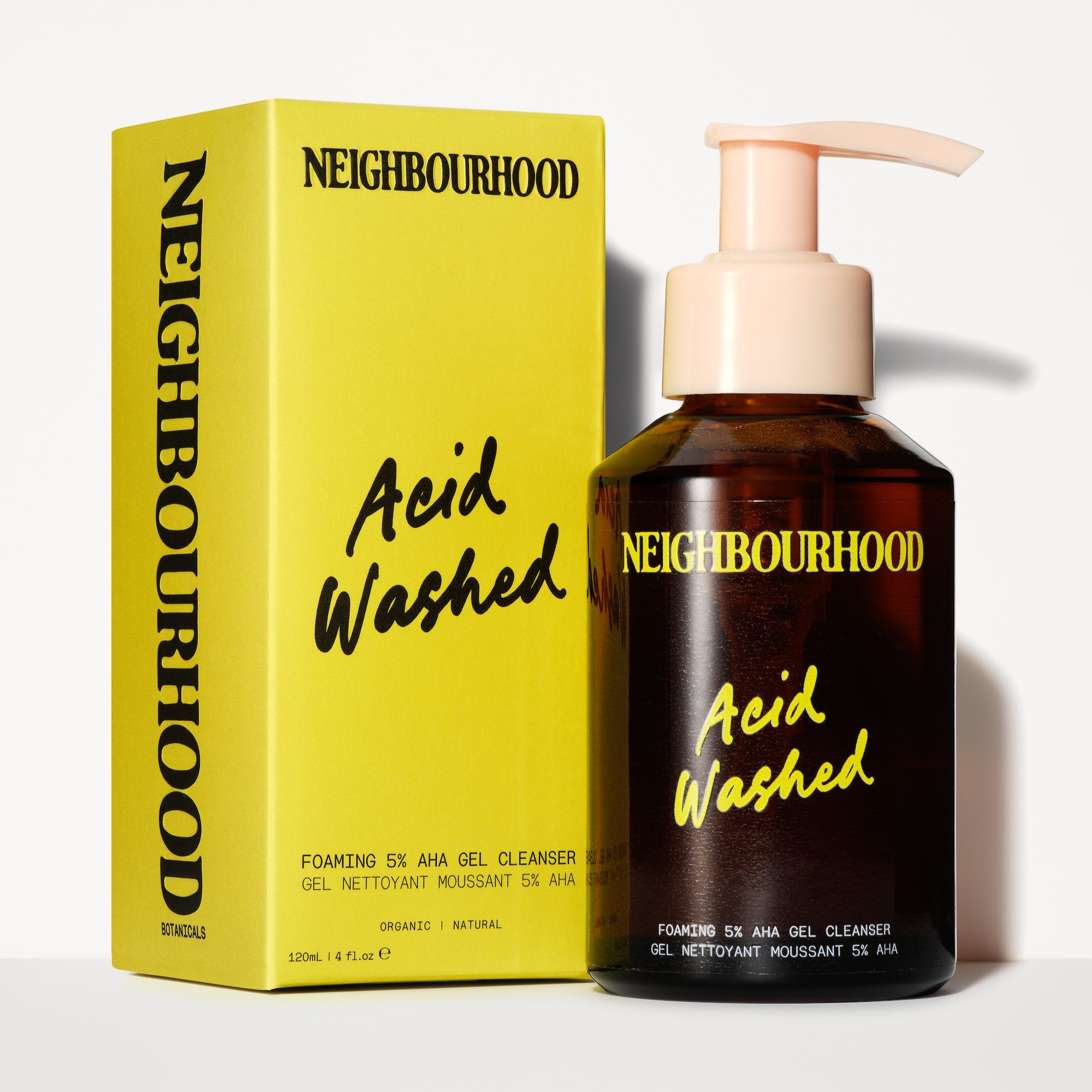 'Acid Washed' Foaming 5% AHA Gel Cleanser, 120ml