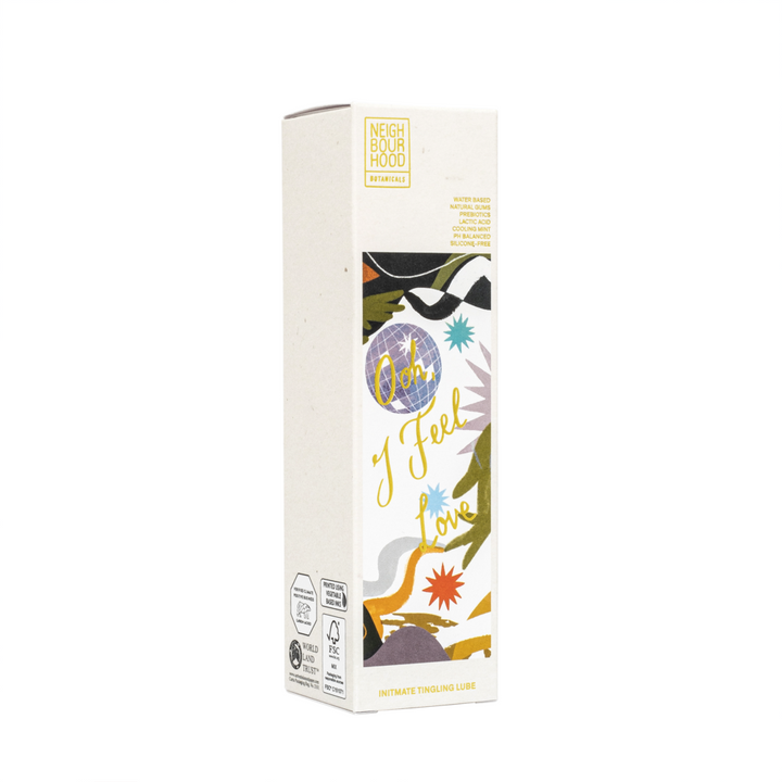 'Ooh I Feel Love' Natural Water-Based Tingling Lube, 100ml - Neighbourhood Botanicals